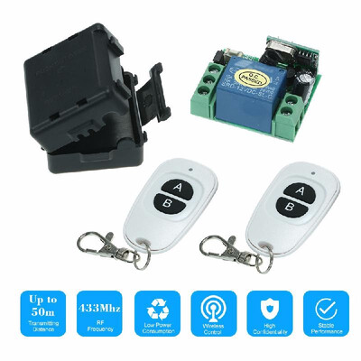 

433MHz DC12V 1CH RF Wireless Remote Control Switch 5PCS RF 433MHz Transmitter Remote Controls For Household Appliances Electroni