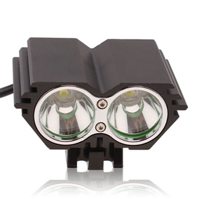 

Bike Headlight New Dual Lamp+US Plug Black Fashion 2 x XML-U2 3 Modes