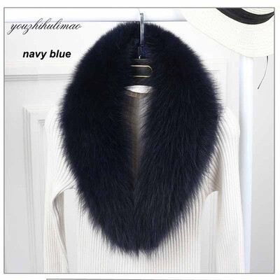 

MsMinShu Genuine Fox Fur Collar Scarf For Women Winter Fox Fur Scarf 100 Natural Fox Skin Collar Neck Warmer Custom Made