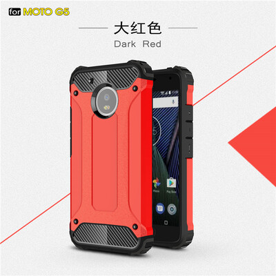 

Goowiiz Phone Case For Motorola Moto G5G5 Plus King Kong Armor Fashion Bumper PC TPU Prevent falling