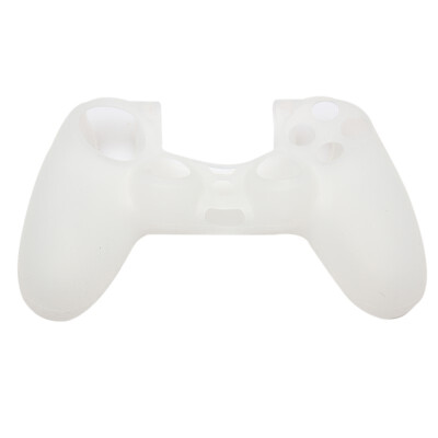 

1 PCS Silicone Rubber Skin Cover Protective Case for PS4 Controller White