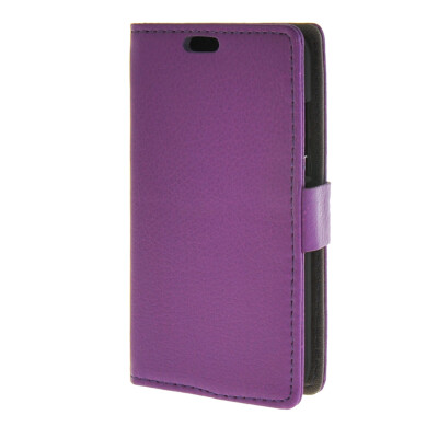 

MOONCASE Litch Skin Leather Card Slot Wallet Bracket Back чехол для Huawei Ascend Y360 Purple