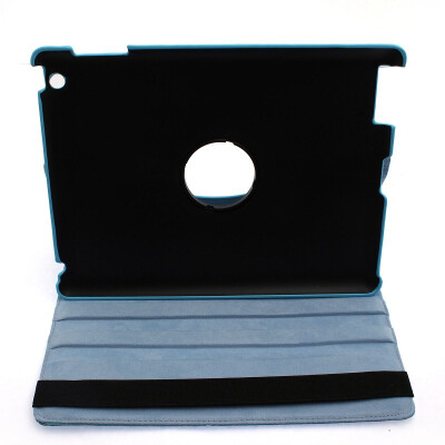 

360 DEGREE ROTATING STAND LEATHER CASE FOR IPAD 2 3 SLEEP WAKE