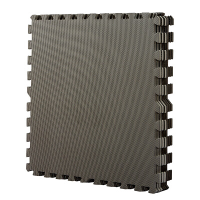 

Mingde Meitoku 606012 6 pieces black gray cross pattern sports fitness mat baby climbing mat PE safety environmental protection foam crawling mat