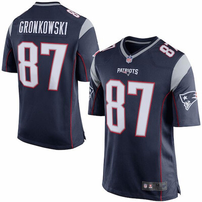 

Mens New England Patriots Tom Brady Nike WhiteNavy Blue Game Jersey