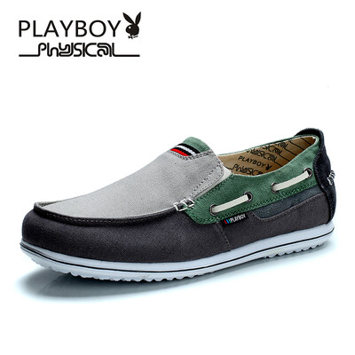 

PLAYBOY brand Low-topBreathable casual plimsollsSlip-OnSet footMens shoes