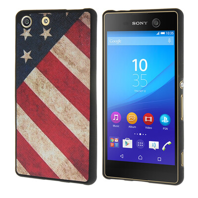 

MOONCASE Case for Sony Xperia M5 [Personality Patterns] Flexible Soft Silicone Gel TPU Skin Protective Case Cover /a02