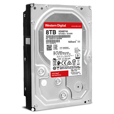 

Western Digital WD Red Disk 8TB SATA6Gbs 256M Network Storage NAS Hard Disk WD80EFAX
