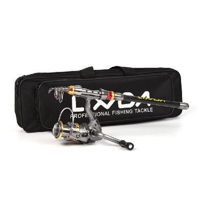 

Lixada Telescopic Fishing Rod&Reel Combo Full Kit Carbon Fiber Fishing Rod Fishing Tackle Carrier