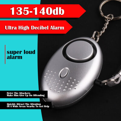 

Emergency Self Defense Personal Whistle Alarms Keychain 130DB Siren Safety LED