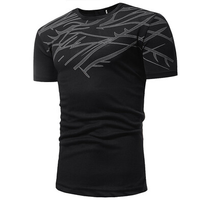 

2018 Summer Mens Fashion Printed Short Sleeved T-shirts