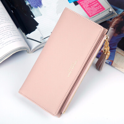 

Purse long female Japanese&Korean students Harajuku simple thin European American Harold small fresh two fold wallet