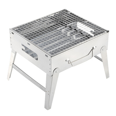 

Red camp outdoor grill grill stove household charcoal grill machine portable carbecue lamb chandelier stainless steel feast standard