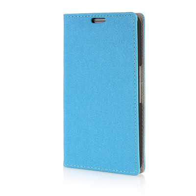 

MOONCASE Leather Side Flip Wallet Card Slot Pouch Stand Shell Back ЧЕХОЛ ДЛЯ Google Nexus 6 Azure
