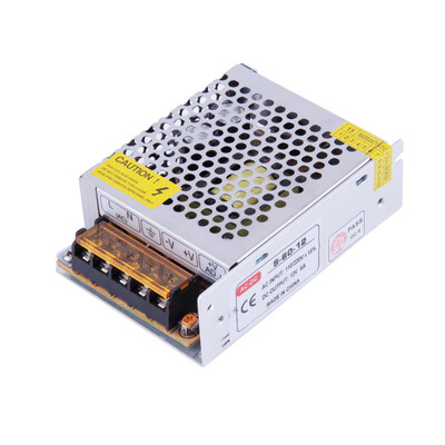 

AC 110V 220V Для DC 12V 5A застройку Трансформатор питания для Светодиодные полосы светло-серебристый