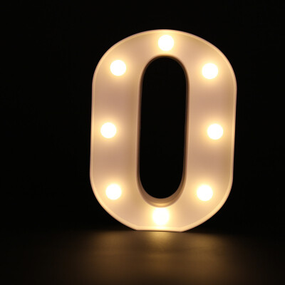 

26 White Letter LED Alphabet Light Indoor Battery powered Wall Hanging Night Light Bedroom Wedding Birthday Party Decor