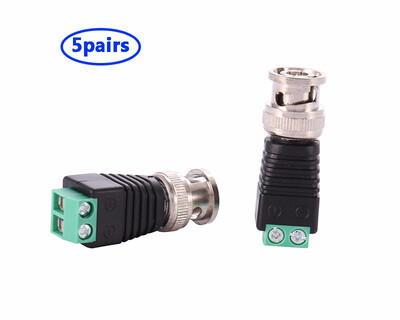 

COOLM Coax CAT5 To Camera CCTV BNC UTP Video Balun Connector Adapter BNC Plug Accessories For CCTV Camera System