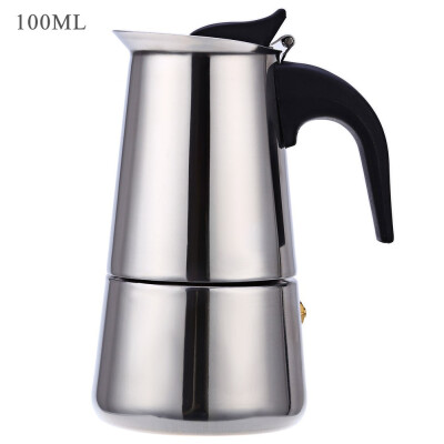 

6 Cups 100ML 200ML 300ML 450ML Stainless Steel Mocha Espresso Latte Percolator Stove Coffee Maker Pot