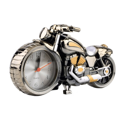 

Motorcycle Motorbike Pattern Alarm Clock Creative Home Birthday Gift Cool Clock