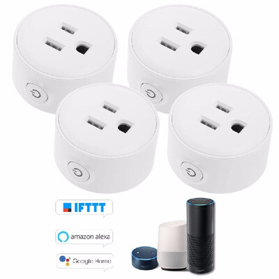 

Mini Wifi Smart Socket with Bulgy OnOff Button Smart alex-a Outlet Support APP Remote Control Timing Function Voice Control for a