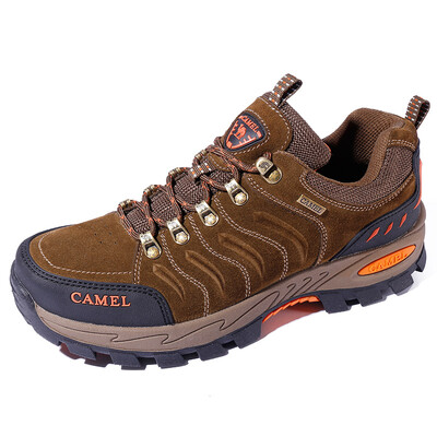 

Camel outdoor CAMEL outdoor hiking shoes couple non-slip shock absorber shoes wear low walking shoes A832303155 khaki black orange red 39