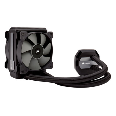 

USCorsair H80i V2 CPU integrated water cooling radiator multi-platform improved performance 12CM thick cold row double 12CM fan 5 year warranty