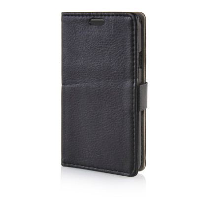 

MOONCASE Litch Skin Leather Side Flip Wallet Card Slot Pouch Stand Shell Back ЧЕХОЛ ДЛЯ LG Tribute / LG Optimus F60 Black