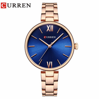 

CURREN 9017 Women Watch New Quartz Top Brand Luxury Fashion Wristwatches Ladies Gift relogio feminino