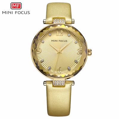 

MINI FOCUS Fashion Stainless Steel Strap Women Quartz Watch MF0038L