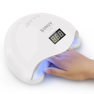 

ROSALIND SUN5 48W Dual UV LED Nail Lamp Nail Dryer Gel Polish Curing Light with Bottom 30s60s Timer LCD display