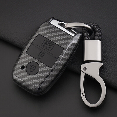 

Huashi Kia key case for KX CROSS K3s K4 K5 K3 Zhi KX3 KX5 KX7 key case cover Kia modified special smart three-key - all black