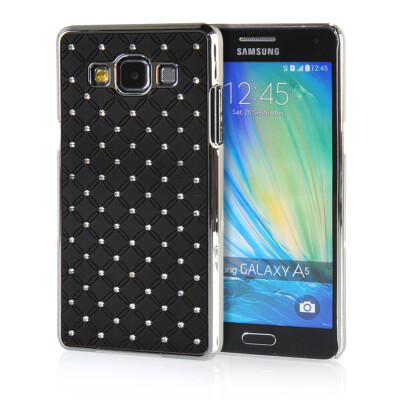 

MOONCASE Hard Chrome Plated Star Bling Back Case Cover for Samsung Galaxy A5 Black