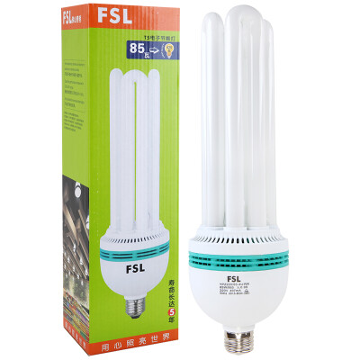 

Jingdong Supermarket] Foshan Lighting (FSL) energy saving lamp high power 85W large screw mouth E27 workshop plant lighting daylight color