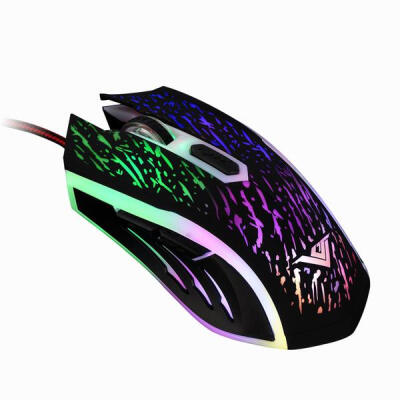 

RAJFOO WJ 2400 DPI Optical USB Wired Gaming Mouse Mice For PC Laptop MAC D