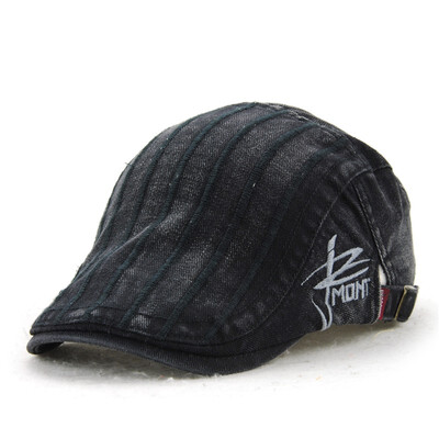 

Jamont Retro Cotton Newsboy Cap For Men Duckbill Visor Golf Peaked Hat British Style Gentleman Flat Caps Casual Boina Beret Hats