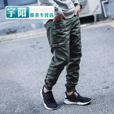

American Tide brand bunch pants mens casual slim pants youth feet pants beam pants pants overalls trousers