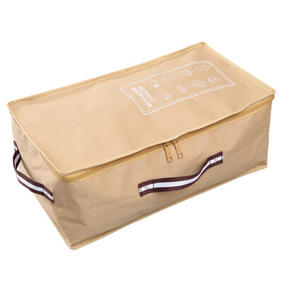 

WYQN literary youth clothing storage bag large capacity home travel storage bag luggage sorting bag khaki trumpet