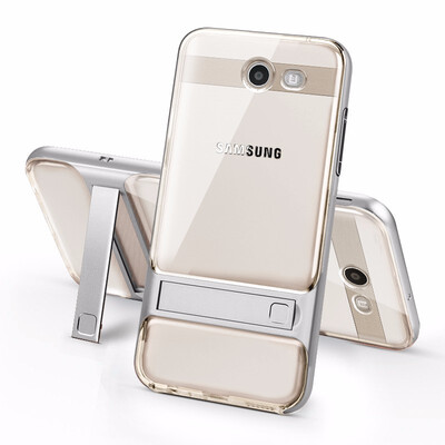 

Goowiiz Phone Case For Samsung Galaxy J6 2018J7 2018 Fashion Slim Shockproof Silicone TPU PC Hard Bracket