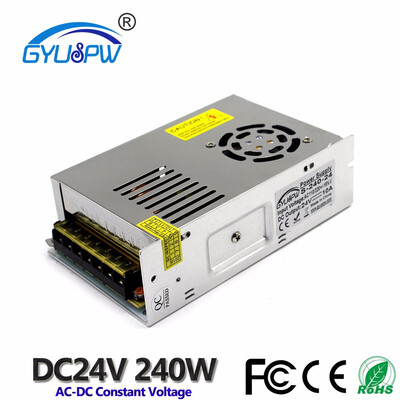 

Universal 24V 10A 240W Switching Switch Power Supply Transformer 110v 220v AC to dc24V SMPS for LED Strip Light Lighting Printer