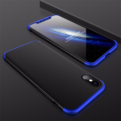 

Goowiiz Phone Case For Iphone 6 Plus6s Plus7 Plus8 Plus Fashion Color collision 360 Degree Coverage PC Full Protection