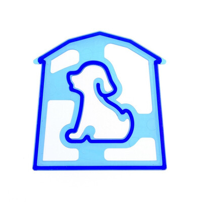 

UpperX Dog-Shaped Sandwich Cutter Cookie Biscuit Cutter - Blue