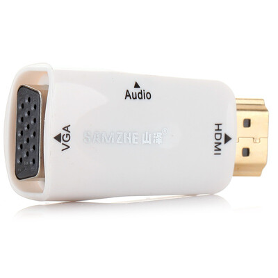 

Shanze (SAMZHE) ZJT-510 Передача HDMI VGA мастер аудио HD конверсионная головка позолоченная версия белого цвета