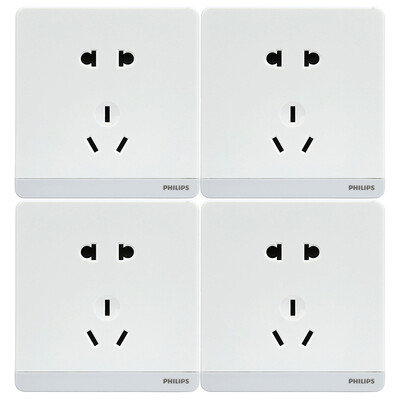 

Philips PHILIPS switch socket fly series 10A five hole socket white 14 only installed