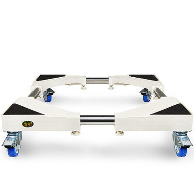 

Jia Pei WA-309 mobile washing machine base bracket washing machine rack bracket shelf refrigerator base 4 single round white