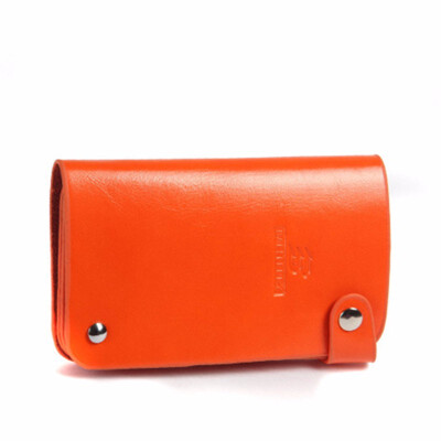 

Women Card Holders Long Women Korean Ultra-thin Vertical Leather Wallet