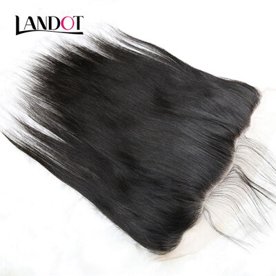 

Lace Frontal Closure Malaysian Straight Virgin Hair Closure Ear to Ear Size 13x4 Malaysian Remy Human Hair Closures Natural Color