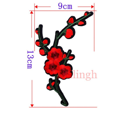 

1 Pcs Badge Flower Patches Iron Sew-on Rose Embroidery Motif Applique Garment Children Women DIY Clothes Sticker Wedding Party