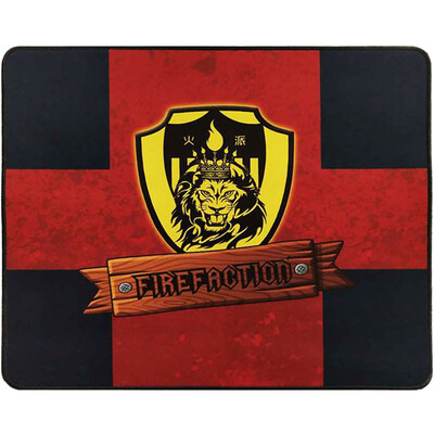 

Fire Pie FIREFACTION T2 Badge - M1 Office Computer Mat Precision Edge 5mm Thick Skid Rubber E-sports Game Mouse Pad