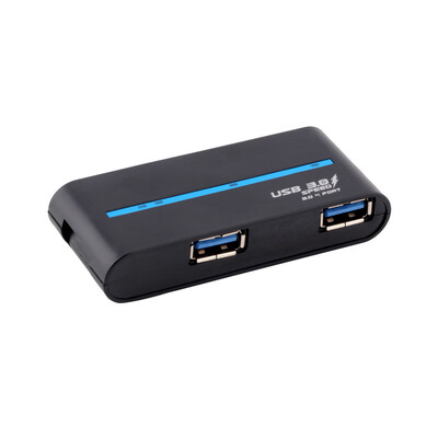 

USB 3.0/2.0 4 Port High Speed Powered Hub For iMac MacBook Desktop Laptop Black