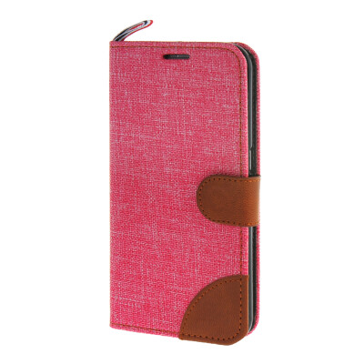 

MOONCASE Galaxy S6 , Leather Wallet Flip Card Holder Pouch Stand Back Case Cover for Samsung Galaxy S6 Hot pink